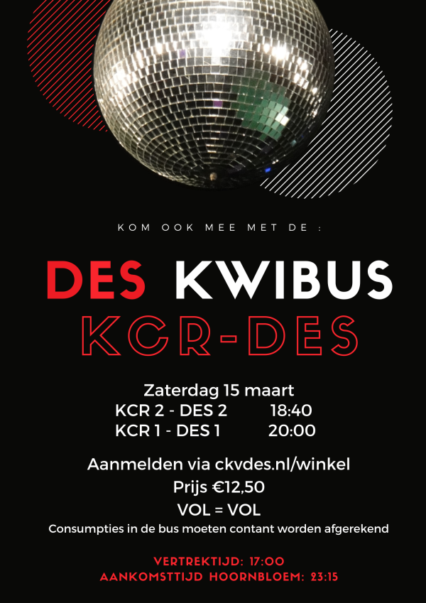 15 maart Kwibus KCR-DES