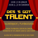 Flyer DES ’s Got Talent