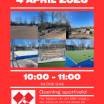 Uitnodiging c.k.v. DES – Opening sportvelden sportpark Biesland